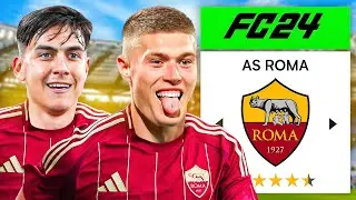 I Rebuild ROMA with The New Transfers in FC24 Career Mode! 🏆