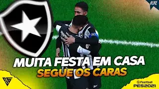 FOGÃO FAZ A FESTA PRA TORCIDA E EMBALA - GAMEPLAY EFOOTBALL PES 2021 - SADAN GAMER - 60 FPS - PC