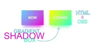 Awesome Gradient Box with Gradient Shadows using HTML & CSS | Gradient Shadows Box | HTML+CSS |