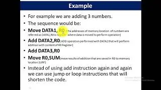 Types of instructions of ISA,Types of instructions in COA,LOOP in assembly language,instruction type