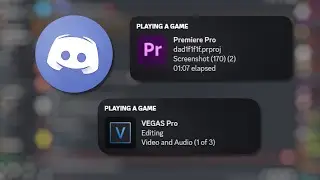 How to make VEGAS/ADOBE as your Discord Status!