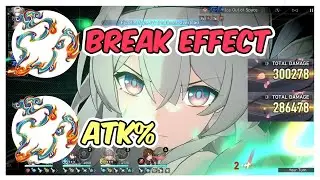 Firefly Break Effect Rope vs ATK% Rope Damage Comparison - Honkai Star Rail