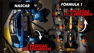 PILOTO MUDANDO DE CARRO, JOGADOR DA NFL TROCANDO PNEU... As diferenças do pit-stop em cada categoria