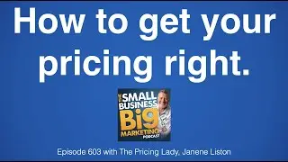 How to get your pricing right with Janene Liston AKA The Pricing Lady | #603