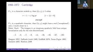 Opening Remarks and History of the math talks - Peter Sarnak, Hugh Montgomery and Jon Keating
