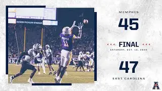 East Carolina 47, Memphis 45 (4ot) (October 15, 2022)