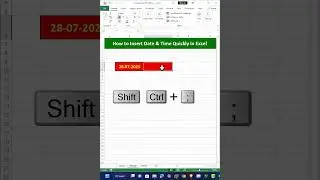 How to Insert Current Date & Time Quickly in Excel.