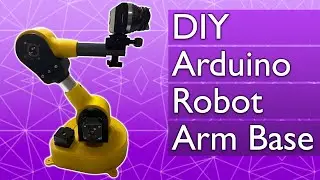 The easiest way to make a robot arm base