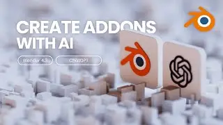 How To Make Blender Addons with AI  | Blender 4.3