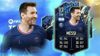 FIFA 22: LIONEL MESSI 97 TOTS PLAYER REVIEW I FIFA 22 ULTIMATE TEAM