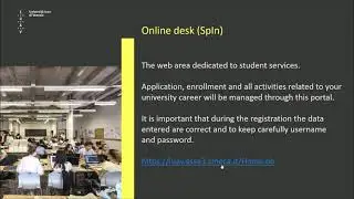 Iuav Tutorial – how to create an account on the online desk (SpIn)