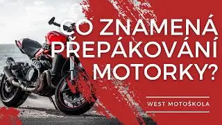 Co znamená přepákování motorky? | WEST Motoškola