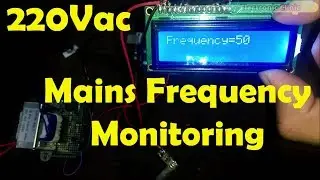 Power line frequency or mains frequency Monitoring using Arduino “AC 220V Frequency monitoring”