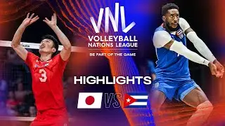 🇯🇵 JPN vs. 🇨🇺 CUB - Highlights Week 2 | Men's VNL 2023