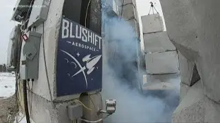 BluShift aerospace tests larger rocket engine