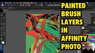 Adding Brush Stroke Layers to Images in Affinity Photo