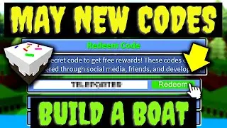 *NEW* ALL WORKING BUILD A BOAT CODES MAY 2021! ROBLOX BUILD A BOAT FOR TREASURE CODES