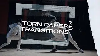 Torn Paper Transitions | Premiere Pro | 4K