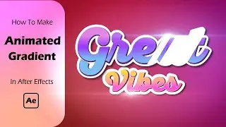 Animated Gradient Background in After Effects Tutorial