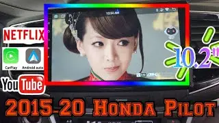 2015-2020 Honda Pilot 10.2" Carplay Android Auto wireless Netflix youtube Hidden settings codes