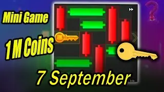 Hamster Kombat Mini Game Solved September 7 2024 | Mini Game Easy Solution |Mini Game Puzzle