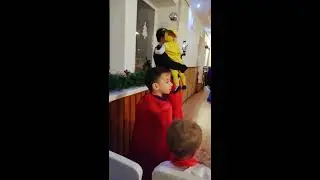 Саша. встречаем деда мороза 2019