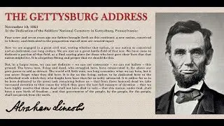 The Gettysburg Address: A Reading