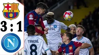 Barcelona-Napoli 3-1 All Goals & HIGHLIGHTS  | Barcelona vs Napoli Champions League 2024