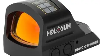 Holosun - hs407c-x2 classic open reflex red dot sight 2 moa