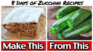 Easy Zucchini Cake Recipe - Moist And Delicious! 8 Days of Zucchini Recipes #2