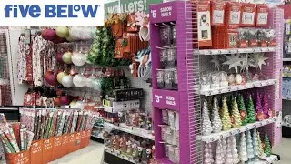 Five Below Christmas Shopping | Shop with me | Shopping | Five Below New Finds Christmas Decor