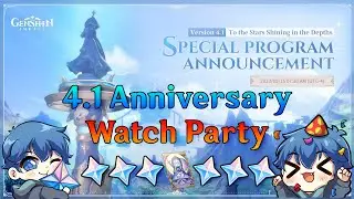 Genshin Impact Version 4.1 Anniversary Livestream Watch party