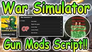 Roblox War Simulator Script - Gun Mode | Bot Shooter 2022