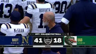 Highlights: Navy Football vs. UAB (9/28/24)