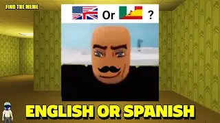 👑 How To Get English or Spanish MEME | Find the MEMES  2 |  #roblox  #memes #mindude