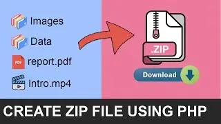 How To Create Zip Files Using PHP - [hindi]