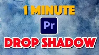 Premiere Pro : How to Add a Drop Shadow to Text