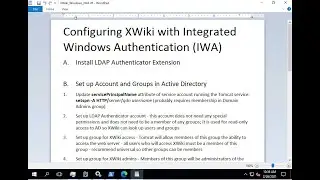 Configuring XWiki on Windows to use Integrated Windows Authentication (IWA)