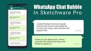 WhatsApp Chat Bubble in sketchware pro tutorial 68 | whatsapp bubble 