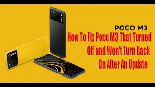 How To Fix Switch Off XIAOMI Poco M3 Pro That Won’t Turn On make Dead