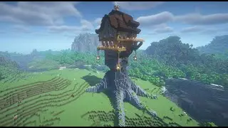 Minecraft timelapse hand house