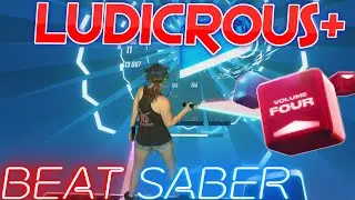 Beat Saber - OST 4 || Jaroslav Beck - LUDICROUS+ (Expert+) First Attempt || Mixed Reality