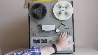 Включение катушечного магнитофона 