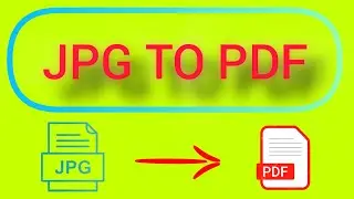 How to convert jpg to pdf very quick. @hassantechwow