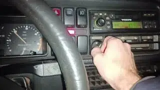 Volkswagen Golf 2 1,6GTD 1988 cold start -12°C