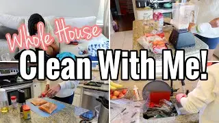 🧽WHOLE HOUSE 🧹 CLEAN WITH ME | Real Life Messy House | Cleaning Motivation 🫧