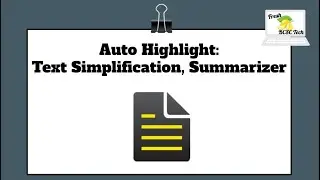 Auto Highlight Chrome Extension , Text Summarizer