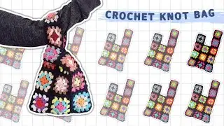 Granny Squares Idea : Japanese Knot Bag 