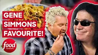 Guy Fieri Tries Gene Simmons' FAVOURITE Hawaiian Food! | Diners, Drive-Ins & Dives