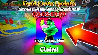 NEW FOOD CRATE UPDATE IS COMING SOON! 🍔 NEW ULTIMATE TITAN CACTUS MAN! 🌵 - Toilet Tower Defense